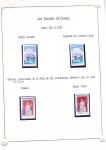 1920-2005 Collection de timbres avec variétés de couleurs,