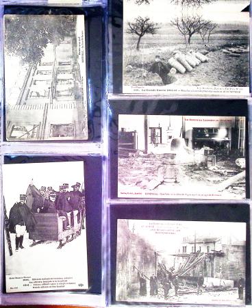 1918-1920, CPA DE GUERRE en 4 albums