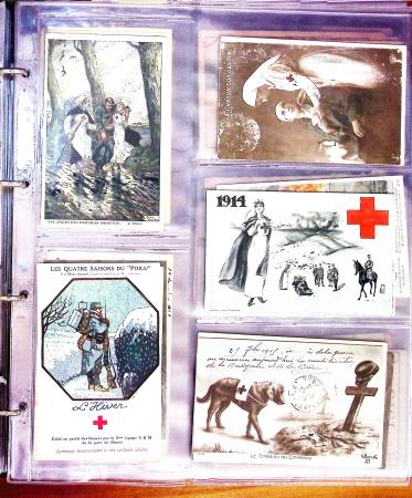1918-1920, CPA DE GUERRE en 4 albums