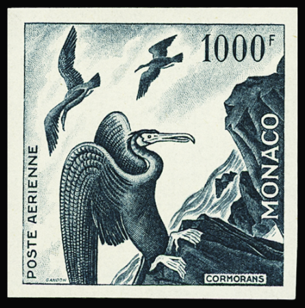 POSTE AERIENNE N°55/58 essais de couleurs, TB