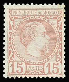 N°5 15c rose, neuf **, TB