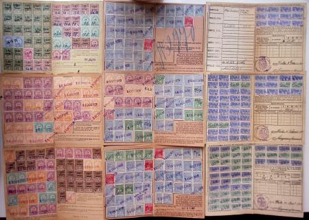 1900-40env. CARTES QUITTANCES : Impressionant ensemble