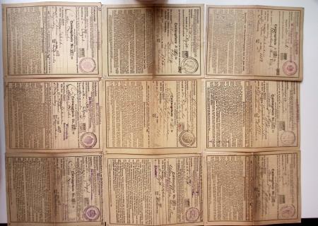 1900-40env. CARTES QUITTANCES : Impressionant ensemble