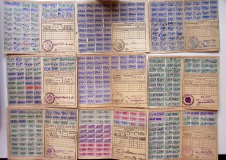 1900-40env. CARTES QUITTANCES : Impressionant ensemble