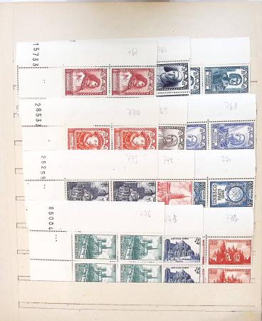 1900-1954, Collection surtout de neufs ** dont bonnes