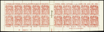Lot de 5 CARNETS d'INDOCHINE : N°131b, 132a (x3), plus