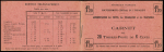 Lot de 5 CARNETS d'INDOCHINE : N°131b, 132a (x3), plus