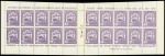Lot de 5 CARNETS d'INDOCHINE : N°131b, 132a (x3), plus