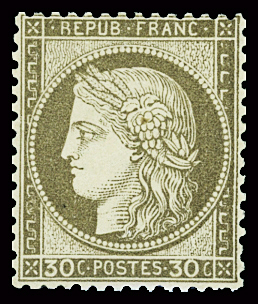 N°56 30c brun, neuf *, TTB