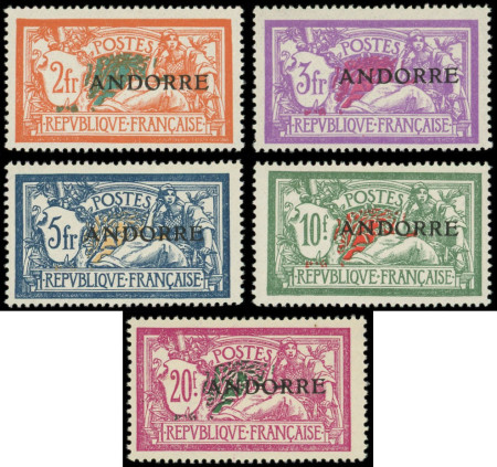 N°19/23 2f, 3f, 5f, 10f et 20f de 1931, neufs **, TB