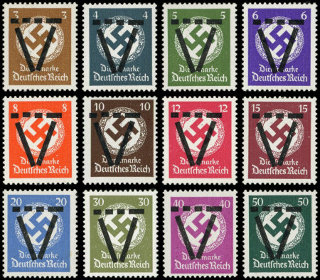 WURTEMBERG 13/25 sauf N°16A et 24, 12 valeurs, timbres Taxe surch., neuf **, TB, certif. Raybaudi
