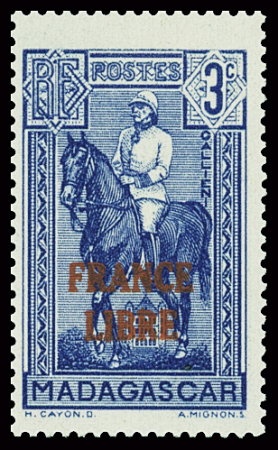 N°243 3c bleu, neuf *, TB. Signé Calves