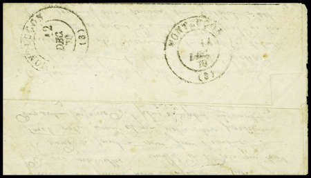 Lettre formule par Ballon Monté affr. n°37 obl. étoile