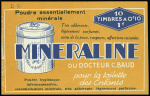 N°188-C 1 Minéraline en carnet de 10, neuf **