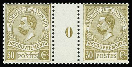 TAXE n°10 en paire millésime 0, neuf **, TB, rare