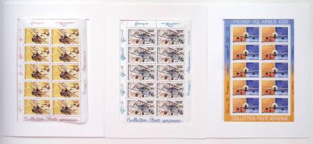 Lot de 25 Feuillets avec bords de feuille illustrés
