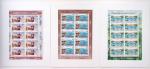 Lot de 25 Feuillets avec bords de feuille illustrés