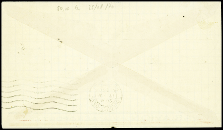 Brésil n°205 + PA5 + PA9+ PA 18 OBL Natal sur lettre de la 1ère tentative de retour de Mermoz Brasil Europa (M77). TB