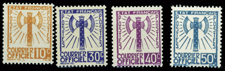 N°1 à 4, neuf **, TB