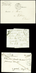37 lettres d'Aubusson dont 3 avec MP "P 22 P Aubusson" (ind 13 chaque)