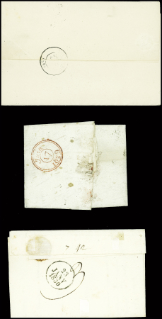 37 lettres d'Aubusson dont 3 avec MP "P 22 P Aubusson" (ind 13 chaque)