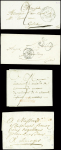 37 lettres d'Aubusson dont 3 avec MP "P 22 P Aubusson" (ind 13 chaque)