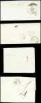 37 lettres d'Aubusson dont 3 avec MP "P 22 P Aubusson" (ind 13 chaque)