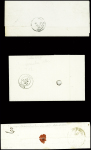 37 lettres d'Aubusson dont 3 avec MP "P 22 P Aubusson" (ind 13 chaque)