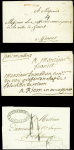 37 lettres d'Aubusson dont 3 avec MP "P 22 P Aubusson" (ind 13 chaque)