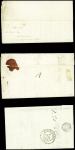 37 lettres d'Aubusson dont 3 avec MP "P 22 P Aubusson" (ind 13 chaque)