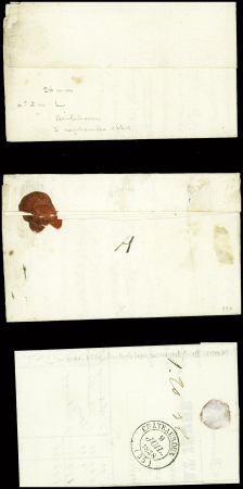 37 lettres d'Aubusson dont 3 avec MP "P 22 P Aubusson" (ind 13 chaque)