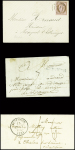 37 lettres d'Aubusson dont 3 avec MP "P 22 P Aubusson" (ind 13 chaque)