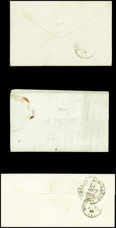 37 lettres d'Aubusson dont 3 avec MP "P 22 P Aubusson" (ind 13 chaque)