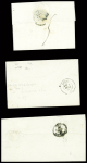 37 lettres d'Aubusson dont 3 avec MP "P 22 P Aubusson" (ind 13 chaque)