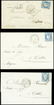 37 lettres d'Aubusson dont 3 avec MP "P 22 P Aubusson" (ind 13 chaque)