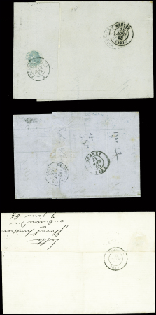 37 lettres d'Aubusson dont 3 avec MP "P 22 P Aubusson" (ind 13 chaque)