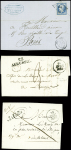 37 lettres d'Aubusson dont 3 avec MP "P 22 P Aubusson" (ind 13 chaque)