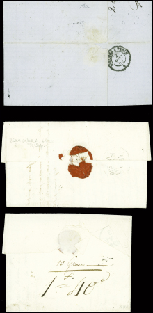 37 lettres d'Aubusson dont 3 avec MP "P 22 P Aubusson" (ind 13 chaque)