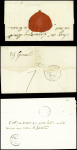 37 lettres d'Aubusson dont 3 avec MP "P 22 P Aubusson" (ind 13 chaque)