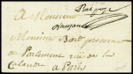Marques mmanuscrites "D'Auzance" et "Port Payé" (L2 - 1779), ind 20. TB