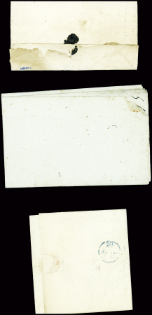15 lettres de Bourganeuf dont "De Bourganeuf" manuscrit (L4 - 1747) et "P 22 P Bourganeuf" (40x7mm - 1829 - ind 13). TB