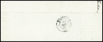 N°60 obl GC 6255 + T17 "La Celle Dunoise (22)" (1874) sur lettre, ind 18