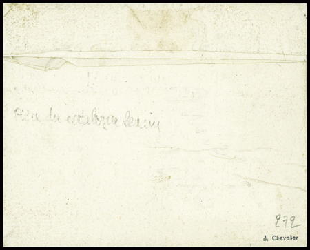 Lettre avec marque manuscrite "De Chambon" (L1 - 1775), ind 14. TB