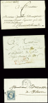 12 lettres de Chenerailles dont "P 22 P Chenerailes" (51x11mm - 1826 - ind 15). TB