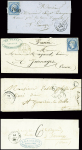 12 lettres de Chenerailles dont "P 22 P Chenerailes" (51x11mm - 1826 - ind 15). TB