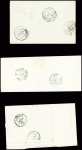 10 lettres de Gouzon dont 2 MP rouges "22 Gouzon" (22x7 et 26x7 - ind 17 et ind 15). TB