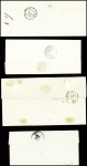 9 lettres de Grand-Bourg dont 3 cursives "22 Grand Bourg". TB