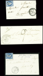 9 lettres de Grand-Bourg dont 3 cursives "22 Grand Bourg". TB