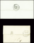 32 lettres de Guéret dont 2 marques manuscrites "Guéret" + paraphe manuscrit de franchise (L1 + L2). TB lot