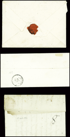 32 lettres de Guéret dont 2 marques manuscrites "Guéret" + paraphe manuscrit de franchise (L1 + L2). TB lot